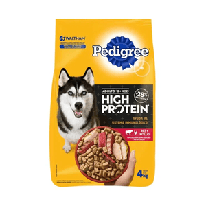 Alimentos Para Perros Pedigree Dry High Protein Beef & Chicken 4 Kg