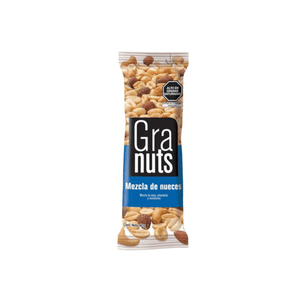 Mezcla de Nueces, Maní, Almendras y Marañones Granuts 40 G