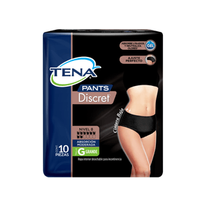 Pants Discret Cintura Baja Talla G 10 Un Tena