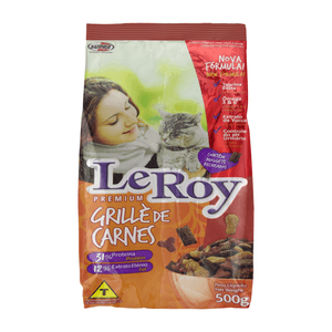 Aliemneto Para Gato De Carne Leroy 500 G