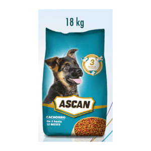 Alimento Para Perros Ascan Cachorro 18 Kg