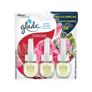 Aromatizante Aceites Frutos Rojos Glade 3 Un