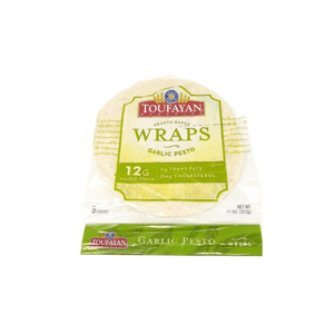 Tortillas Para Wraps A Base De Ajo Y Pesto Toufayan 5 Un