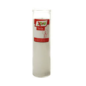 Xtra Vela 50 Con Vaso Blanco