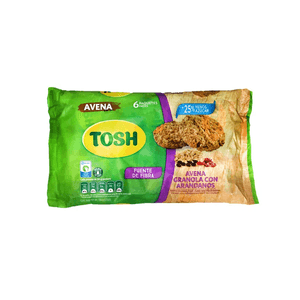 Galleta Tosh Avena Granola Con Arándanos 156 G