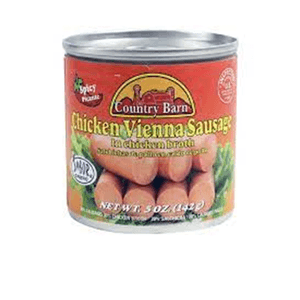 Salchicha Caseras Vienna de Pollo Picante  5 OZ Country Barn