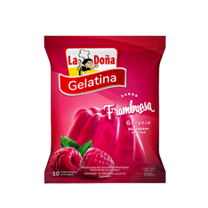 Gelatina sabor A frambuesa 100G La Dona