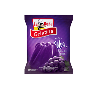 Gelatina sabor A Uva 100 G La Dona