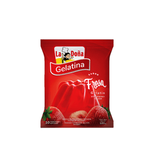 Gelatina sabor A Fresa 100G La Dona