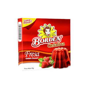 Gelatina de Caja Sabor A Fresa 55G Borden