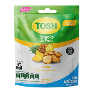 Galleta Tosh Snack de Frutas Piña Sin azúcar añadida