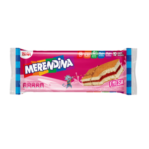 Galleta Merendina Fresa 12 paquetes