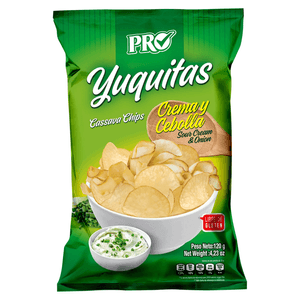 Yuquitas Sabor a Crema Y cebolla 120G  Pro