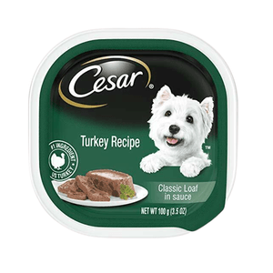 Comida Humeda Para Perro Sabor A Pavo 100GR Cesar