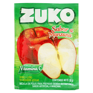 Bebida en Polvo sabor  manzana 20Gr Zuko