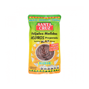 Pasta Fijol Negro  Molido preparado 227Gr Santa Cruz