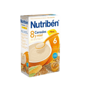 8 Cereales Miel Fibra 300 Grs Nutriben