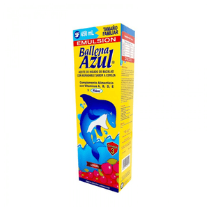 Emulsion BALLENA AZUL  450ML Cereza