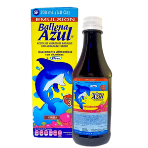 Emulsion BALLENA AZUL  200ML Cereza