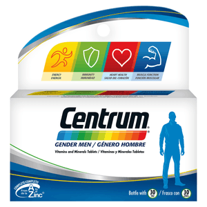 Tabletas Centrum Gender Hombre X 30 unidades