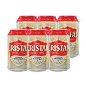 Sixpack Cerveza Cristal Lata 355ml