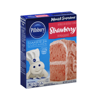 strawberry Pillsbury Plus Cake Mix