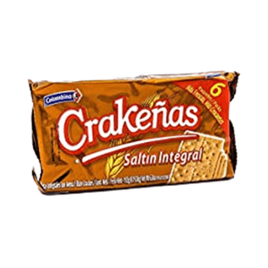 Galleta Saltin Integral 6 Unidades 192G Crakeñas  Colombina