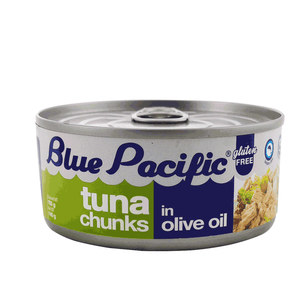 Atun En Trozos 160 Gr Con Vegetales  Blue Pacific