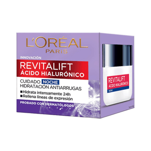Crema Facial De Noche Acido Hialuro  50M  Revitalift  Loreal