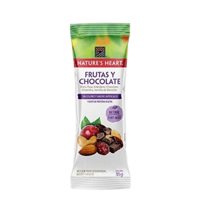 Mezcla De Frutas Y Chocolate Natures Heart Snack