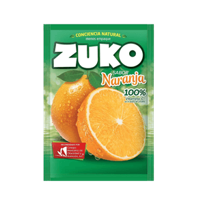 Bebida En Polvo Zuko 9L Naranja No Requiere Azucar