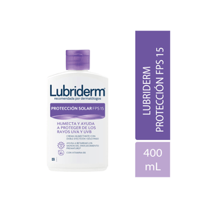 Crema Humectante Lubriderm Uv 15 400Ml