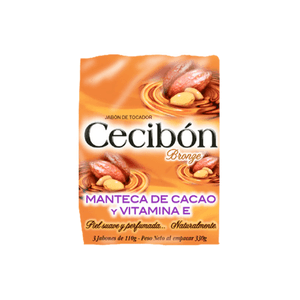 Jabon De Aseo Corporal En Barra Cecibon 110 Gr Bronze