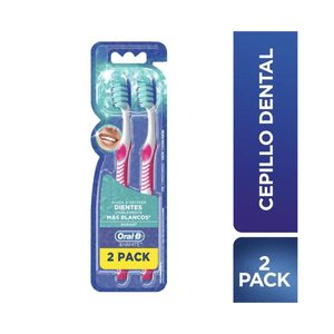 Cepillo Dental Oral B Cerdas Suaves 2 Pack