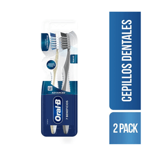 Cepillo Dental Oral B Para La Blancura De Tus Dientes Con Cerdas Suaves 2 Pack