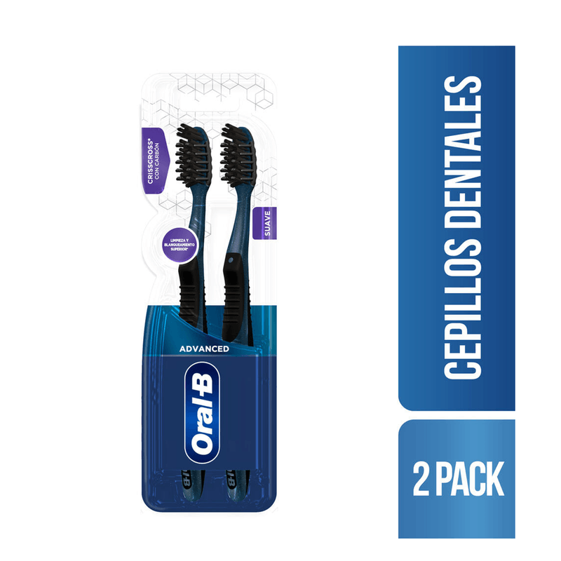 Oral B Cepillo De Dientes 7 Benefits Black 2Pack