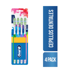 Cepillo Dental Oral B 4 Pack Cerdas Suaves