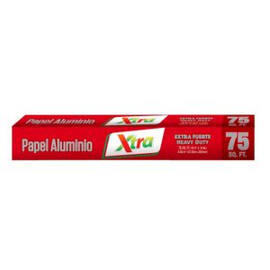 Papel aluminio Xtra 75 pies 16mic