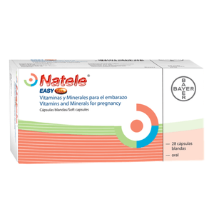 Vitamina Prenatal  W Natele Xbayer 28 Capsulas