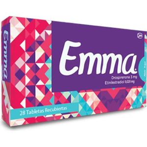 Anticonceptivo Emma 300 020 Mg 28 Tabletas