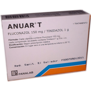 Anuar T 150 Mg 1Gr Caja 2 Tabletas 1 Capsula