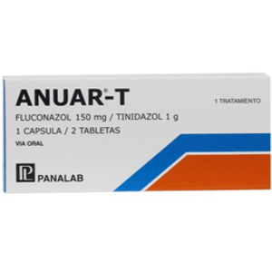 Anuar T Fluconazol 150Mg Tinidazon 1G 2 Tabletas