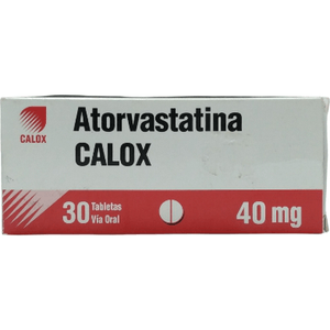 Atorvastatina Calox 40 Mg 30 Tabletas