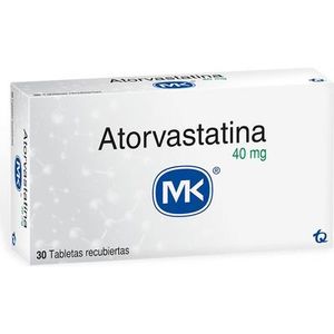 Atorvastatina Mk 40Mg  30 Tabletas