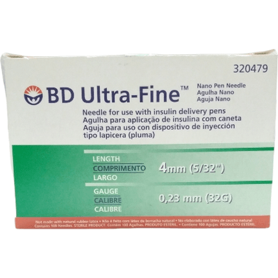 Bd-Ultrafine-Aguja-Para-Insulina-32G-382900479033