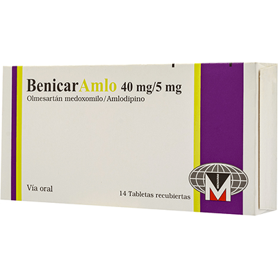 Benicar Amlo 40Mg5Mg X 14 Tabletas