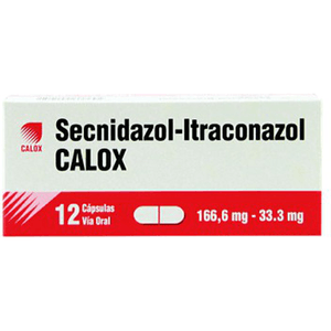 Calox Secnidazol-Itraconazol Capsulas 166.6 Mg / 33.3 Mg