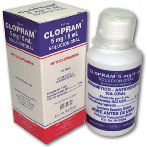 Clopram 5Mg5Ml Solucion Oral Metoclopramida 120Ml