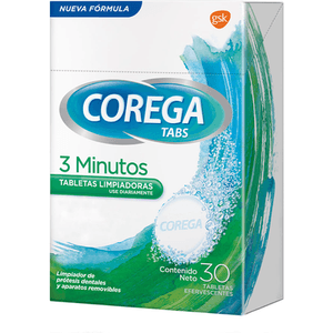 Corega Ultra Tableta Efervescente Limpieza De Proteccion  30 Unidades