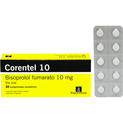 Corentel 10Mg Comprimido Recubierto Caja 30 Un